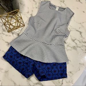 CLUB MONACO Peplum Top